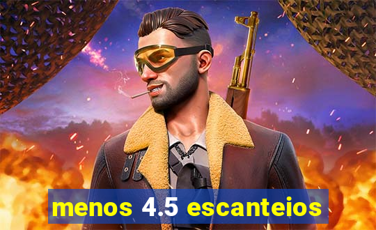 menos 4.5 escanteios